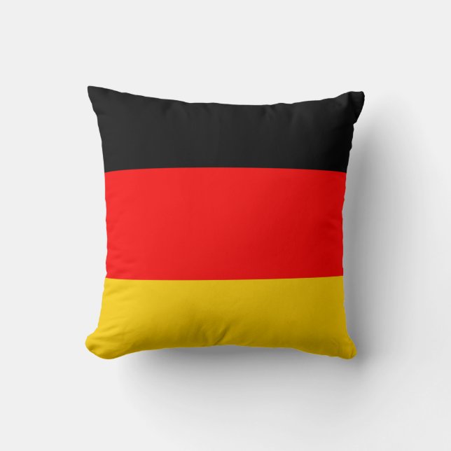 Germany Flag Throw Pillow (Front)