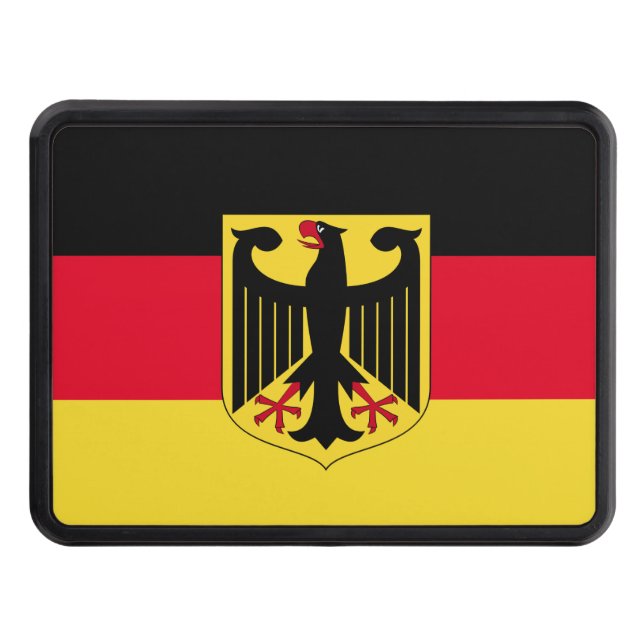 Germany Flag Tow Hitch Cover (Front)