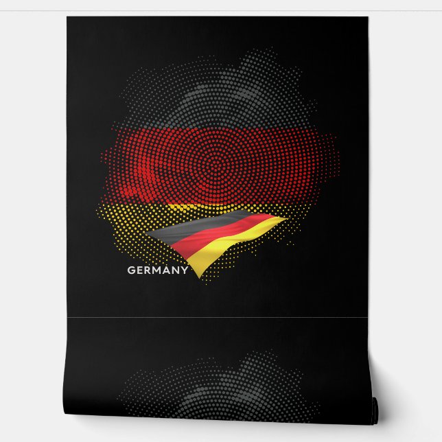 Germany flag wallpaper  (Unrolling)