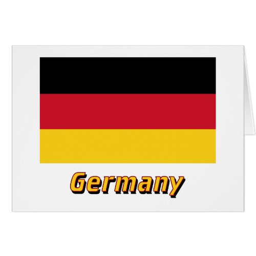 Germany Flag with Name