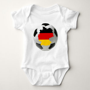 Germany football baby bodysuit