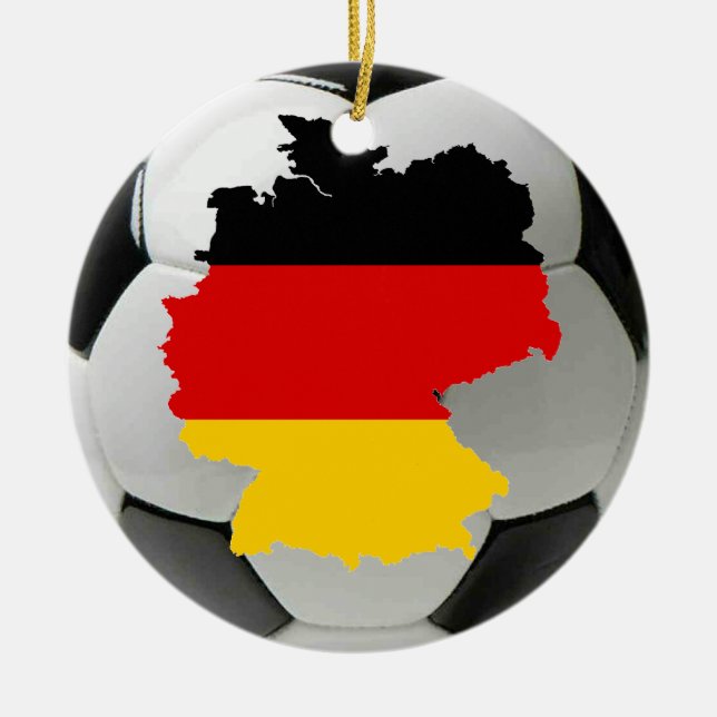 Germany football ornament (Front)