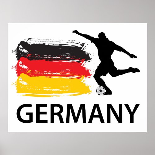 Germany Football Poster