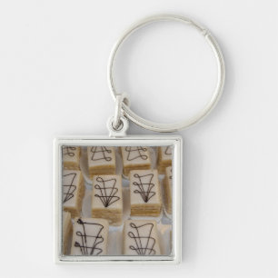 Germany, Franconia, Wertheim. Local bakery Keychain