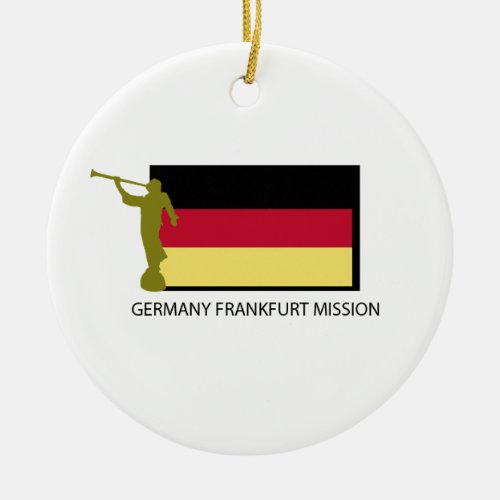 GERMANY FRANKFURT MISSION LDS CTR CERAMIC ORNAMENT
