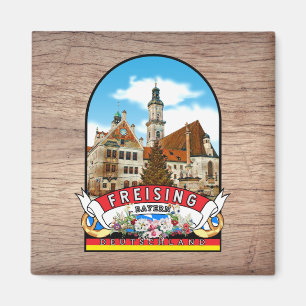 Germany Freising Vintage souvenir Magnet