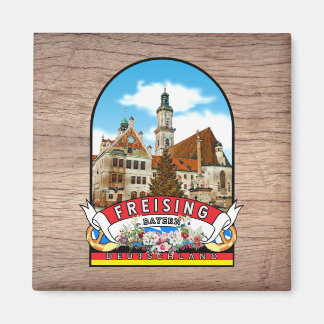 Germany Freising Vintage souvenir Magnet
