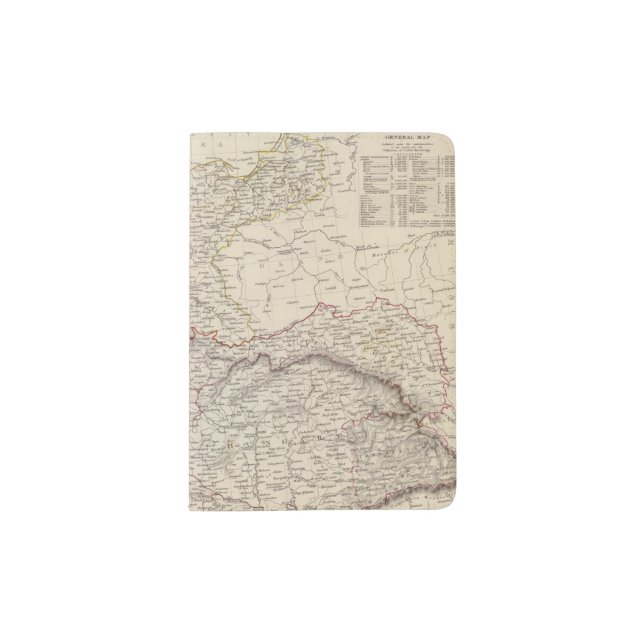 Germany general map passport holder (Front)