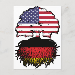 Germany German American USA United States America Postcard