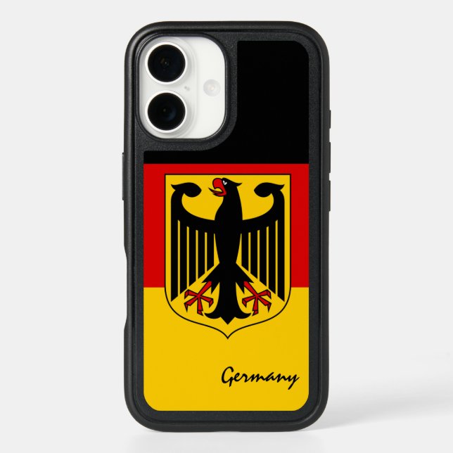 Germany & German Flag fashion, travel /sports Otterbox iPhone Case (Back)