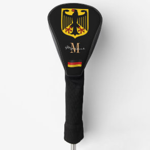Germany, German Flag Monogrammed Golf Clubs Covers