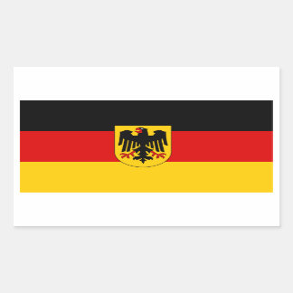 Germany/German Flag Rectangular Sticker
