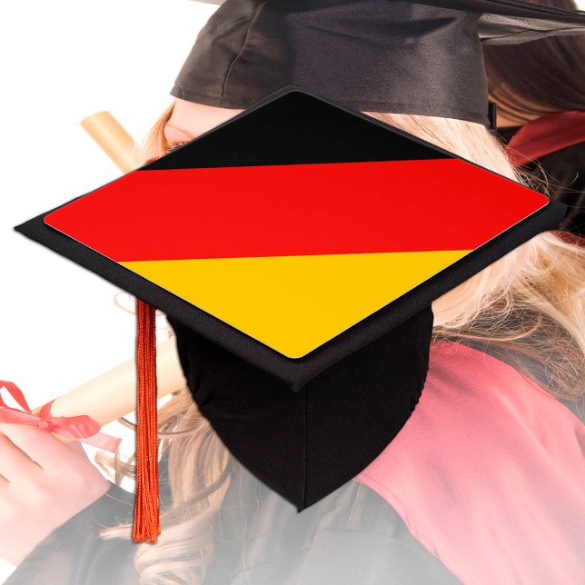 Germany & German Flag - Students /University Graduation Cap Topper (Creator Uploaded)