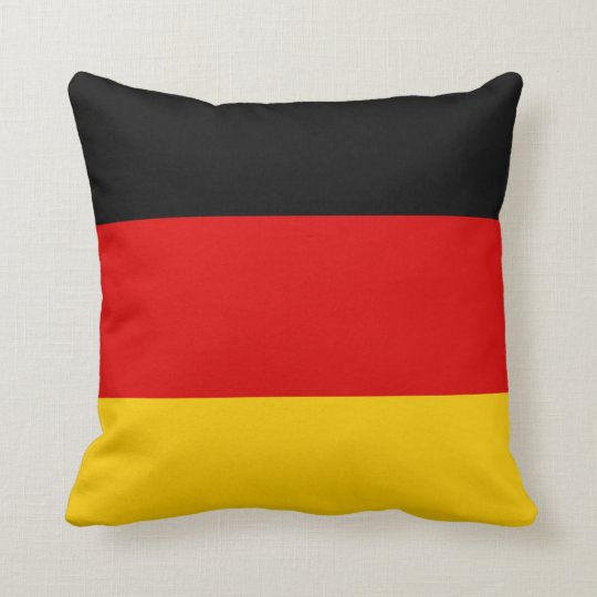 Germany (German) Flag Throw Pillow