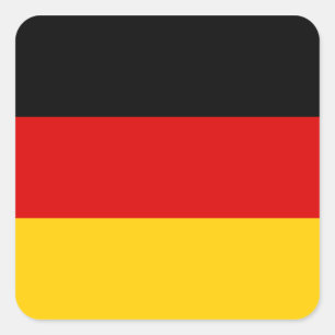 Germany – German National Flag Square Sticker