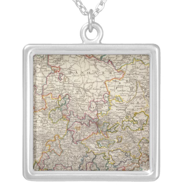 Germany Germany I Silver Plated Necklace (Front)