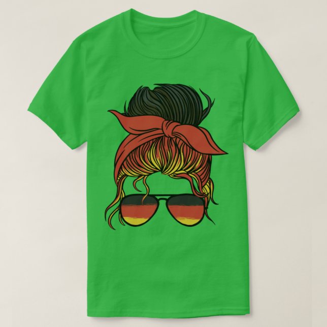 Germany Girl Football World Cup 2022 German Women T-Shirt (Design Front)