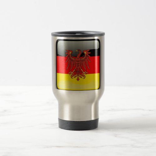 Germany glossy flag travel mug