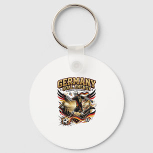 Germany Goal Energy Skeleton Striker Nations Bold  Keychain