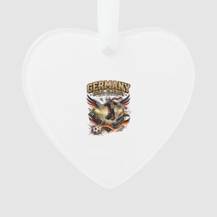 Germany Goal Energy Skeleton Striker Nations Bold  Ornament