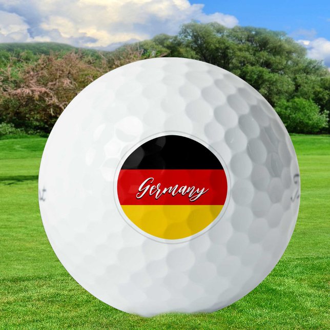 Germany Golf Balls, German Flag Golfers / Patriots Golf Balls (Creator Uploaded)