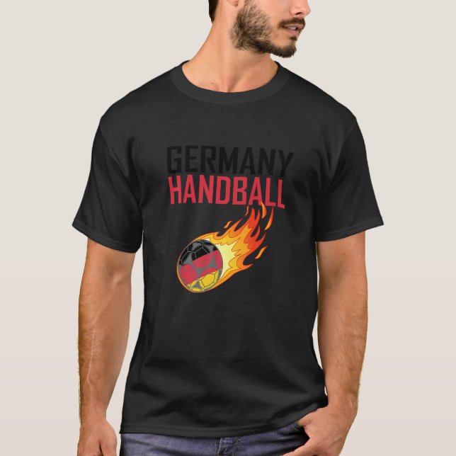 Germany Handball Handball Player Goalkeeper Pivot  T-Shirt (Front)