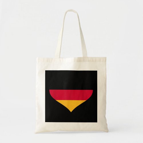 Germany heart flag  tote bag