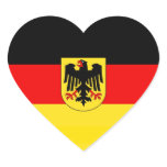 GERMANY HEART STICKER