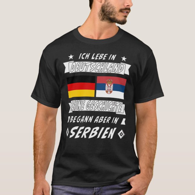 GERMANY HISTORY OF SERBIA T-Shirt (Front)