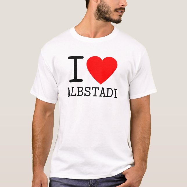 Germany I love Albstadt Baden-Württemberg T-Shirt (Front)