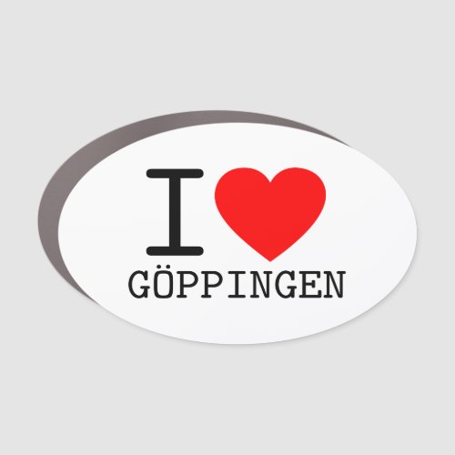 Germany I love Gppingen Baden_Wrttemberg Car Magnet