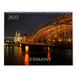 Germany In Pictures Two Page Large Calendar, White Calendar at Zazzle