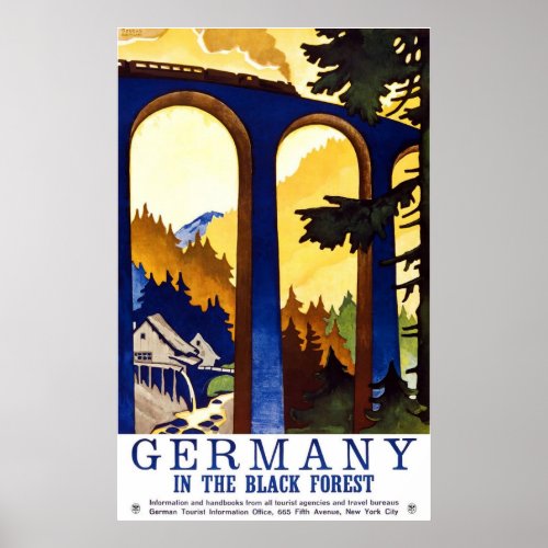 Germany In The Black Forest Poster
