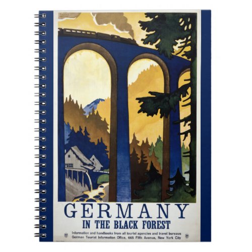 Germany In the Black Forest Vintage Restored Notebook