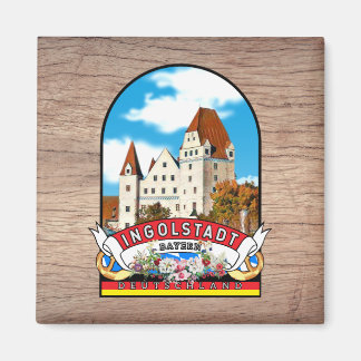 Germany Ingolstadt Vintage souvenir Magnet