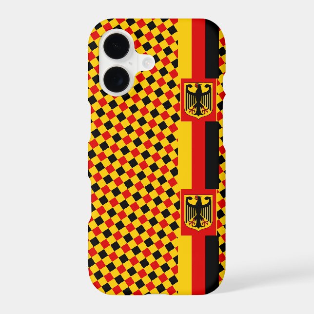 Germany iPhone case, modern Germany, German Flag Case-Mate iPhone Case (Back)