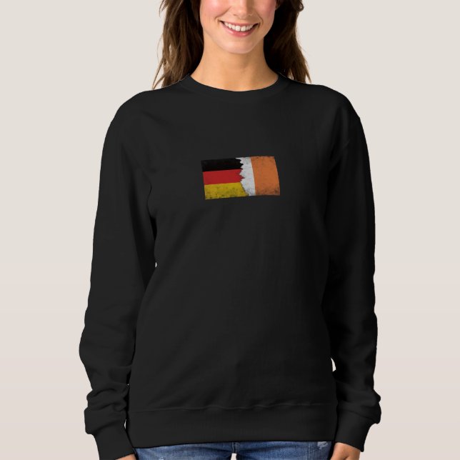 Germany Ireland Flags - German Irish Sweatshirt (Front)