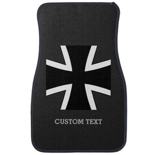 Germany Iron Cross Car Mats W Custom Text Zazzle Com