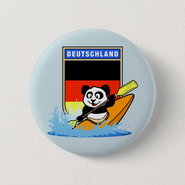 Germany Kayaking Panda Button (Front)