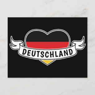 Germany Love custom postcard