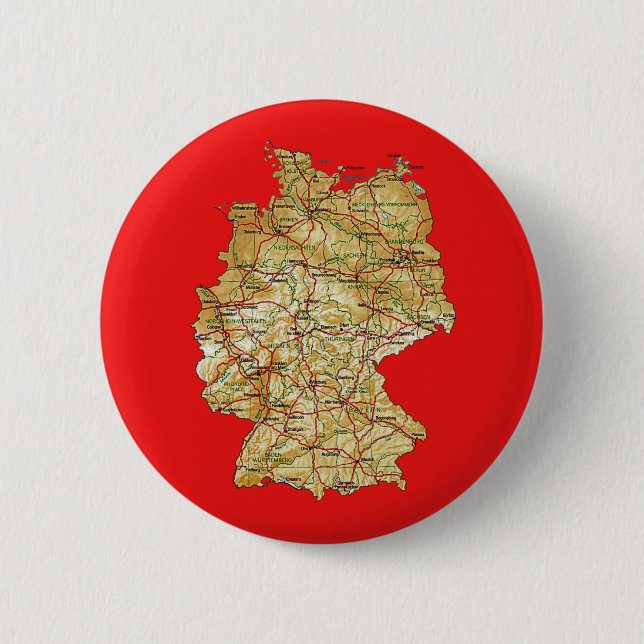 Germany Map Button (Front)