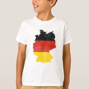 Germany Map Flag Gift T-Shirt