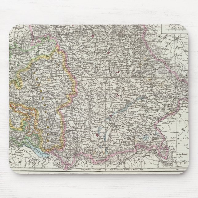 Germany Map Mouse Pad (Front)