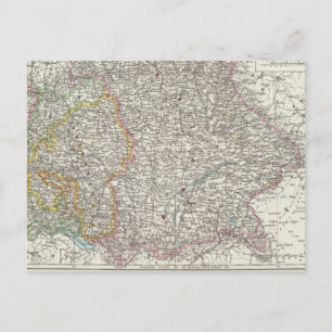 Germany Map Postcard