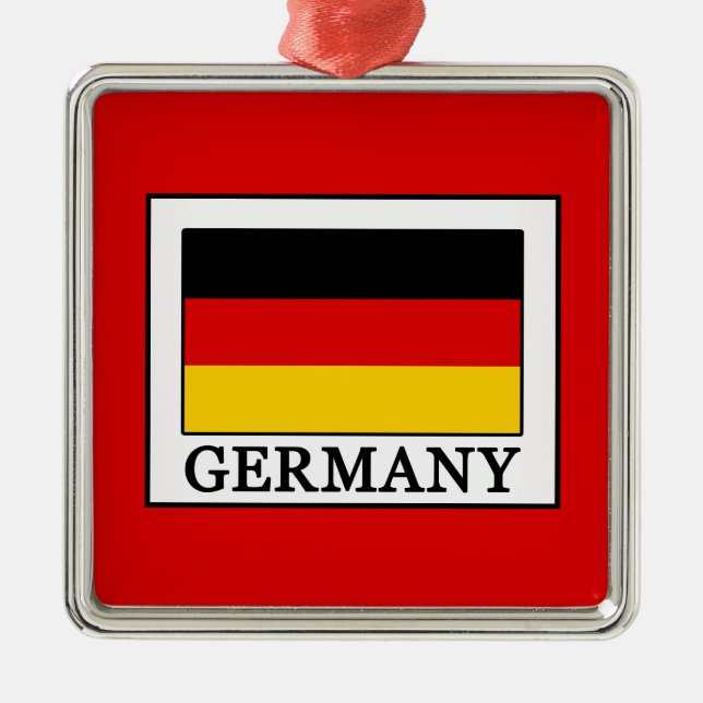 Germany Metal Ornament (Front)