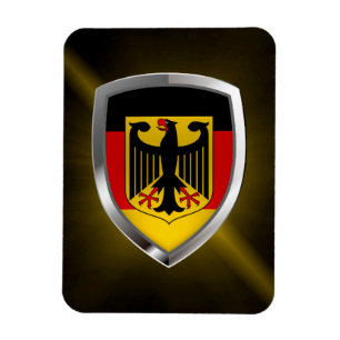 Germany Metallic Emblem Magnet