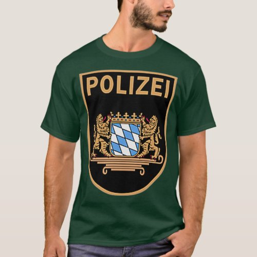 Germany Munchen Munich Police Bundespolizei T_Shirt