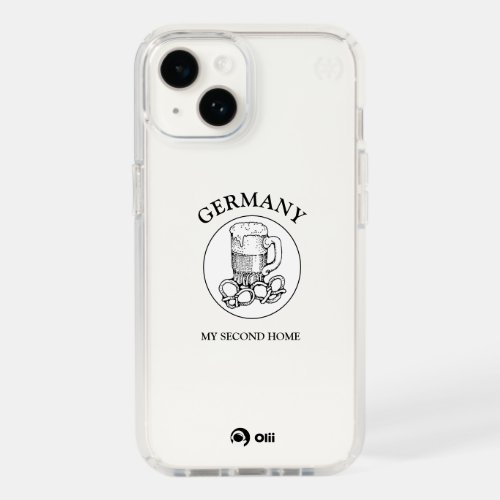 Germany My Second Home Clear Case black