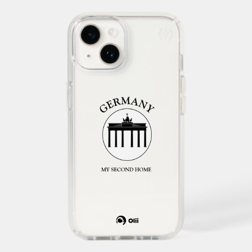 Germany My Second Home Clear Case black