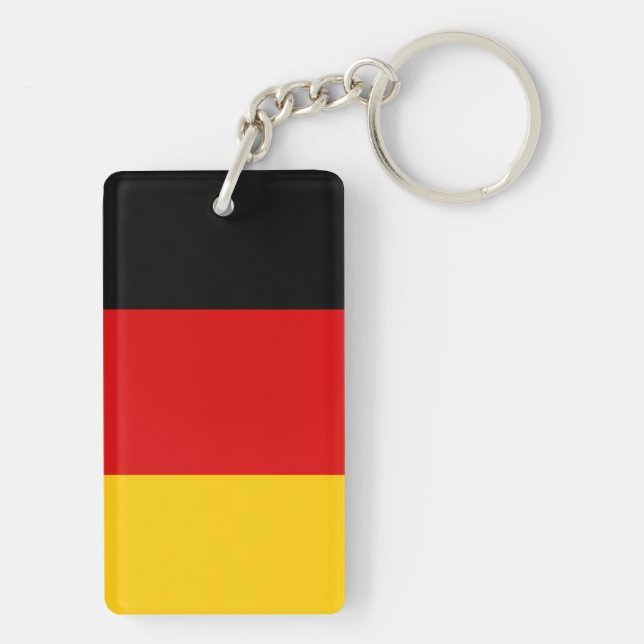 Germany National World Flag Keychain (Back)